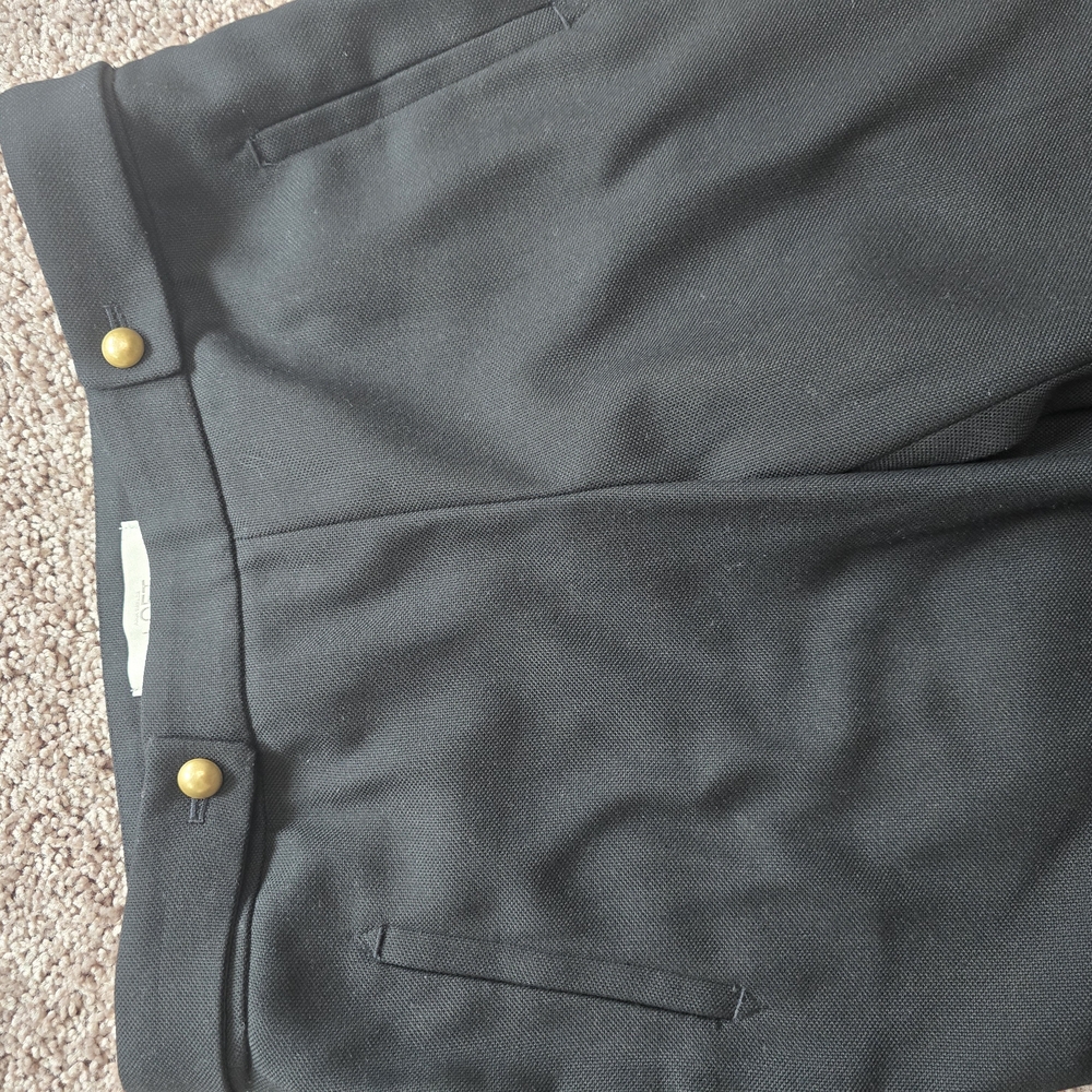 LOFT Black Trousers with Gold Buttons